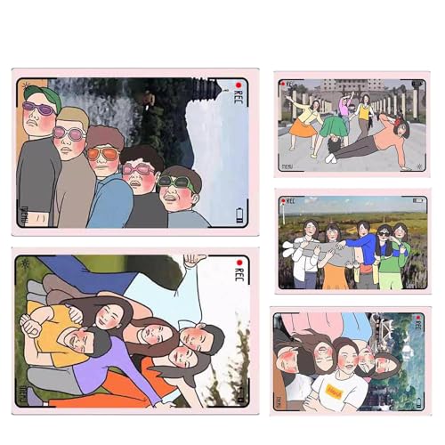 Poses Divertidas para fotografiar - Guía de Poses para fotografías de Retratos | Divertido Accesorio fotográfico para Tomas de Varias Personas, Tarjetas Creativas de Pose grupal para, Bodas, c