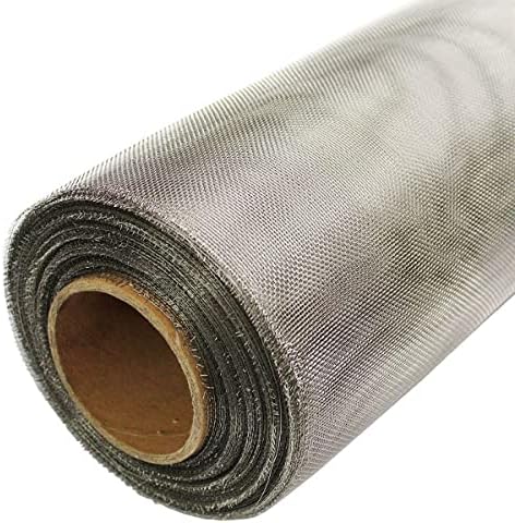 The Mesh Company Rodent Control Mesh (1mm Hole) Premium Stainless Steel Wire Mouse Mesh To Block Rats & Mice (1 x 1.2 Metre)