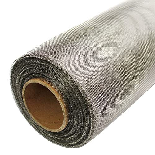 The Mesh Company Rodent Control Mesh (1mm Hole) Premium Stainless Steel Wire Mouse Mesh To Block Rats & Mice (1 x 1.2 Metre)