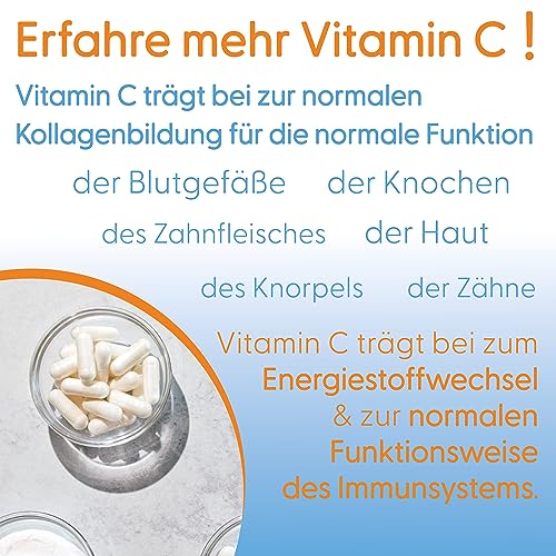 Doctor's Best, Vitamin C mit Quali C, 1.000mg, 120 vegane Kapseln, Laborgeprüft, Glutenfrei, Sojafrei, Vegetarisch