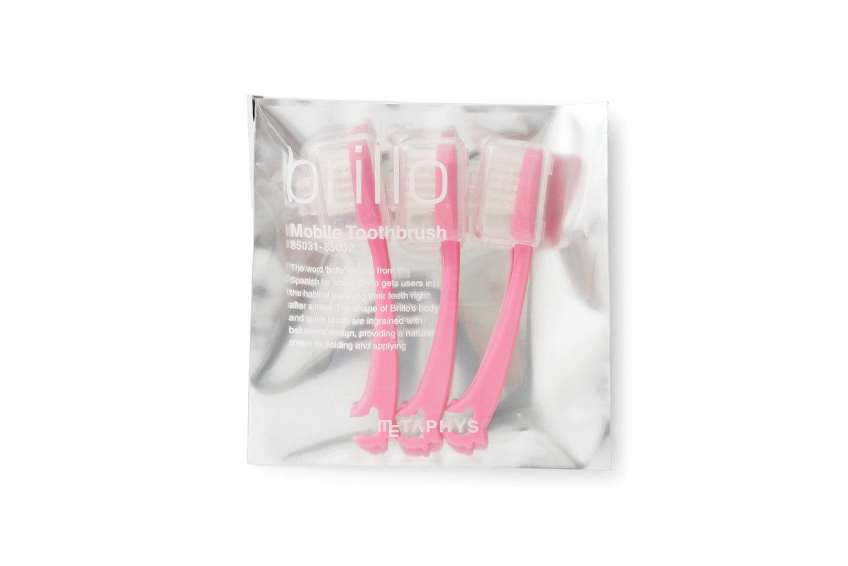 METAPHYS brillo spare brush (dark pink) (japan import)