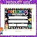 30 Pieces Preschool Graduate Certificates Colourful Kindergarten Diplomas PreK Graduation Supplies Children's Student Achievement Awards 8.5 x 11 inches (Black)