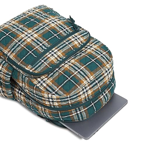 Image of Cotton Campus Backpack, Orchard Plaid