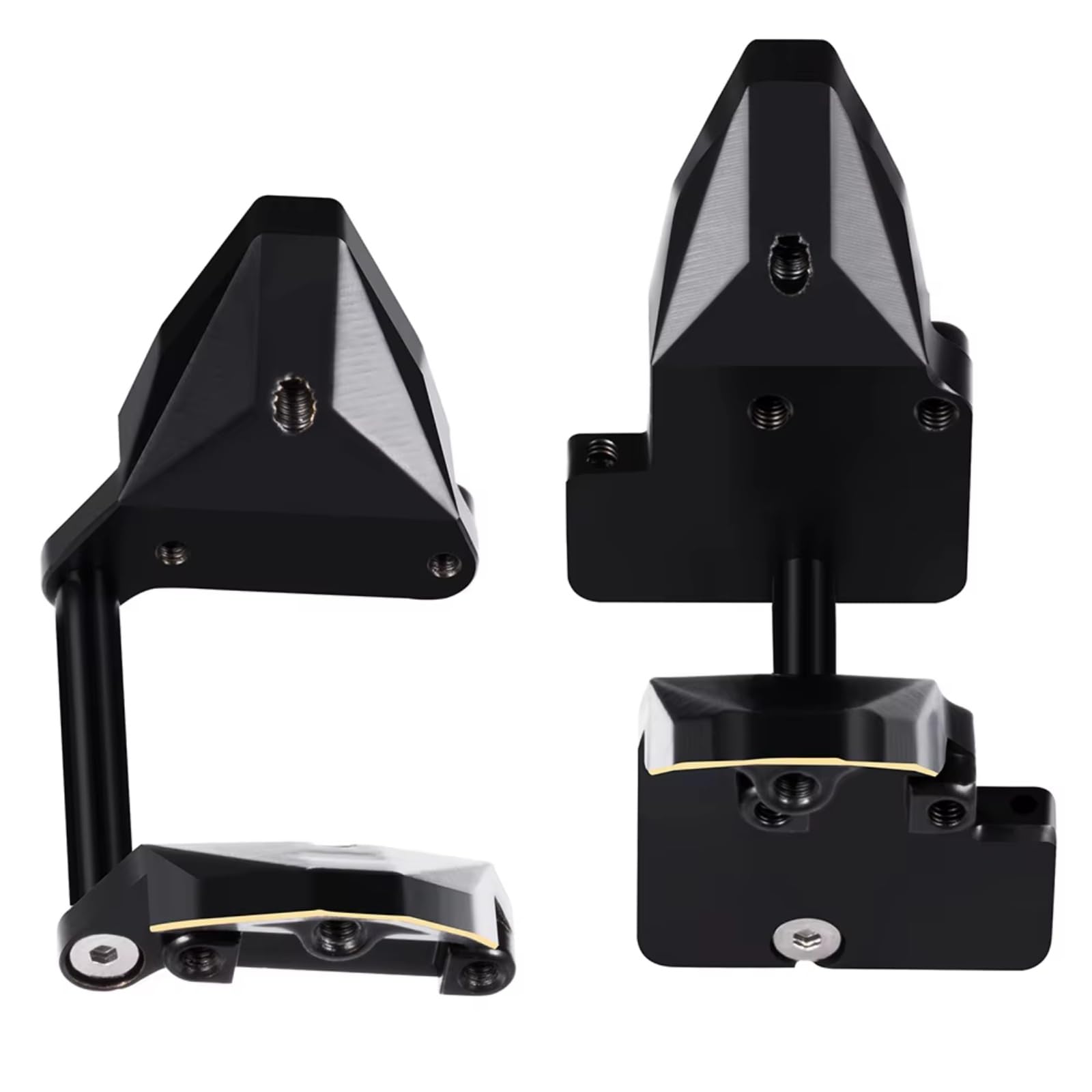 Per Supporti Per TRX4M 1/18 RC Torre Ammortizzatore Ottone Rivestito