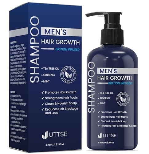 Root Activator Shampoo for Men: Hair Growth Shampoo for Hair Loss and Thinning Hair - 8.45 fl oz / 250 mL