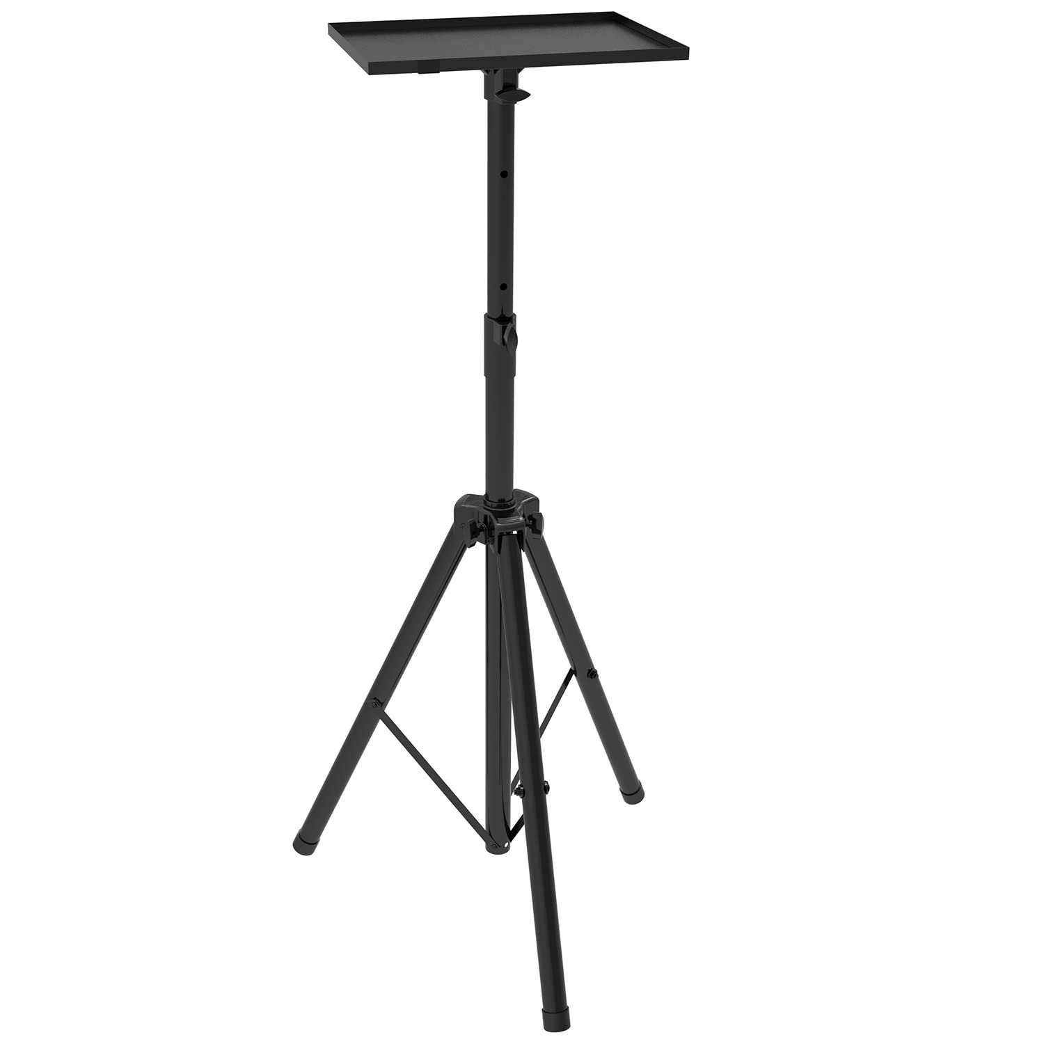 Maclean MC-953 Supporto per proiettore portatile e regolabile Stand in acciaio, regolabile in altezza 108-185 cm Supporto da Pavimento Regolabile