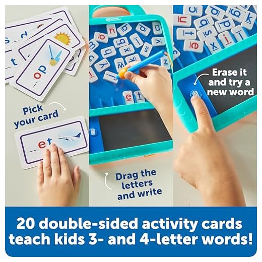Magnetic Word Builder for Kids' Learning
