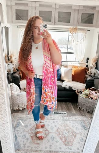 Image of Moss Rose Women Summer Bikini Kimono Bathing Suit Cover Ups for Swimwear