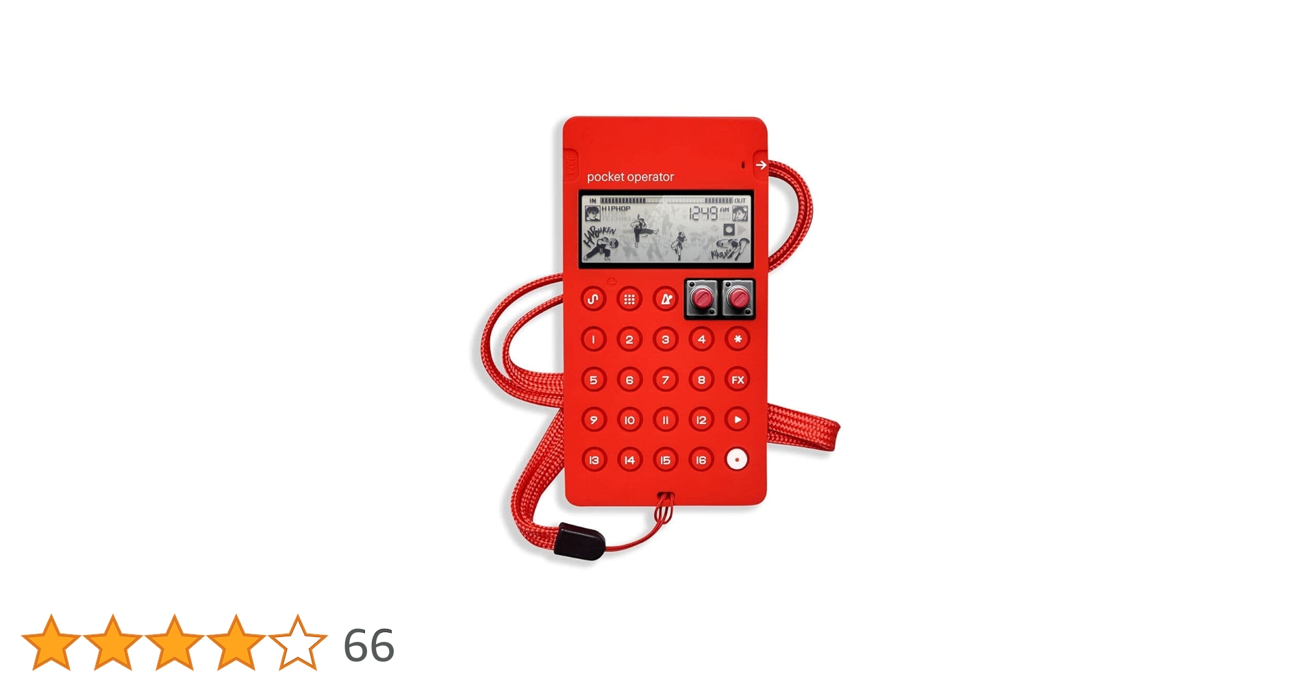 Amazon | Teenage Engineering CA-X red generic case ポケット