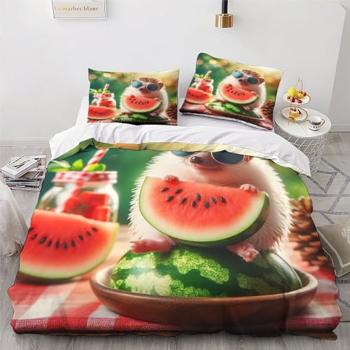Impression 3D housse de couette avec taie d'oreiller parure de lit 200x200 - 4