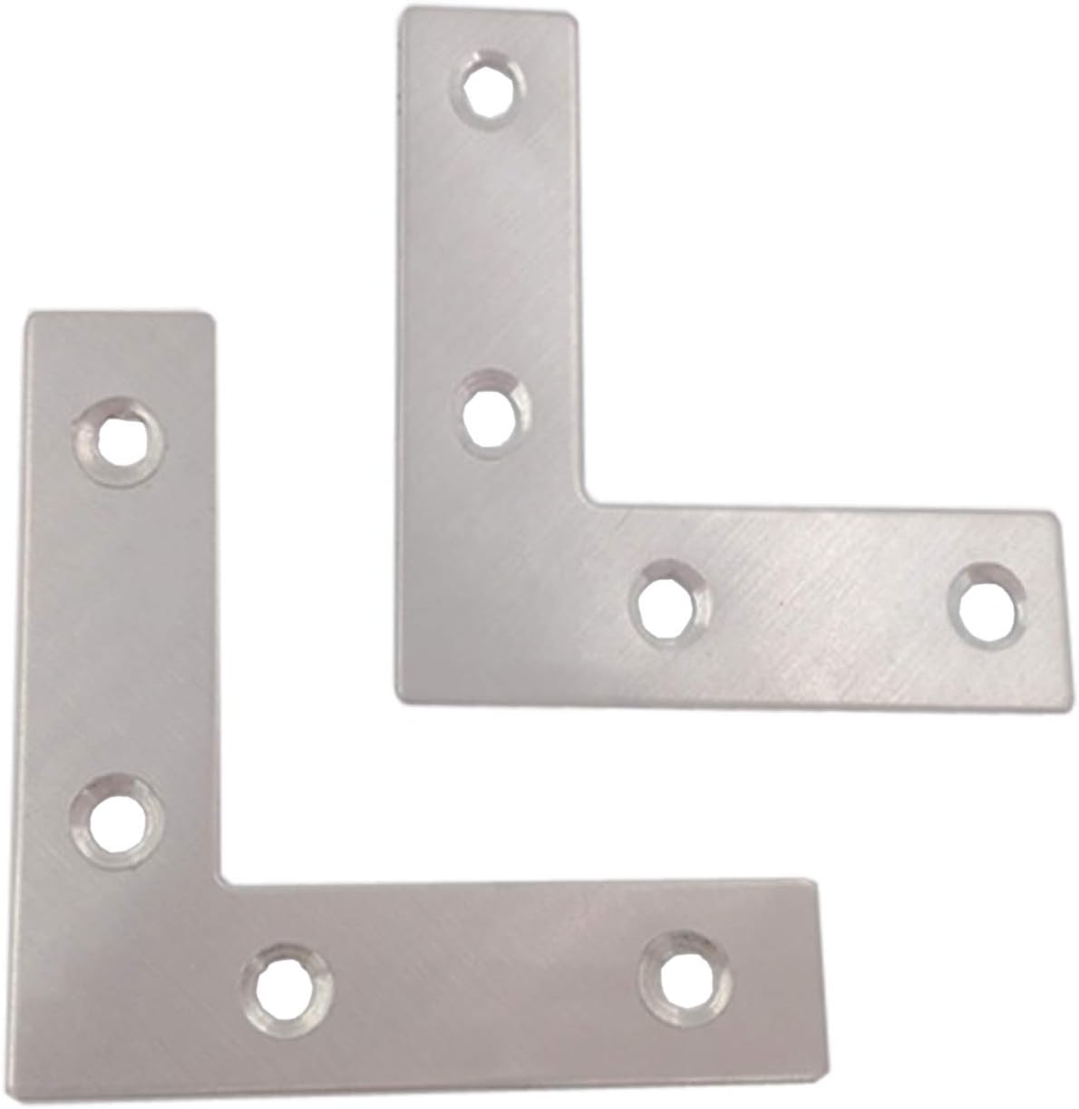 Orgrimmar 36 PCS Corner Brace Plates Metal L Shaped Flat Repair Plates Corner Brace Brackets 50mmx50mmx1mm