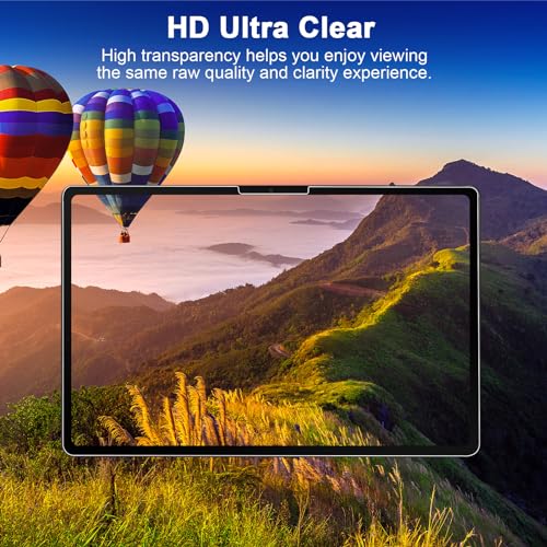 SIBEITU Screen Protector for iPad Pro 11 Inch 2024 Model M4, 2 Pack iPad Pro 5th Generation Tempered Glass Film, 9H Hardness HD Clear Compatible Face ID & Case Friendly for iPad Pro 11" 5th Gen
