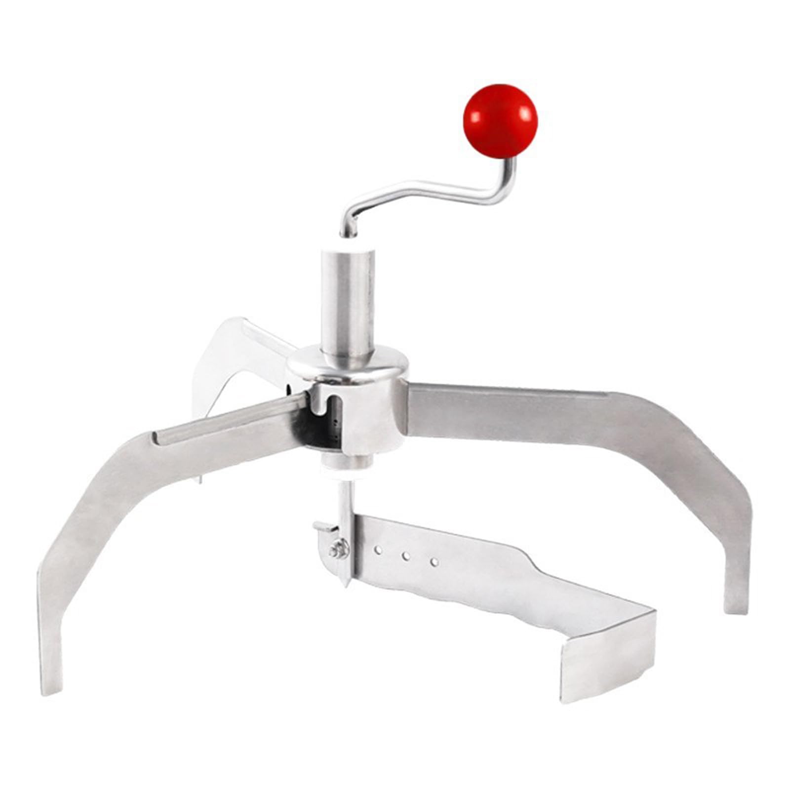 Btgghytr Stainless Steel Hand Crank Pancake Maker for Homemade Breakfast with Finish Easy to Clean Household Galette Maker Set