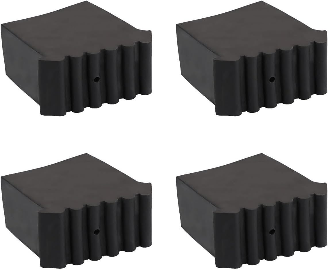 4 Pcs Ladder Non Slip Feet Covers, Thickened Furniture Rubber Foot Cushion NonSlip Telescopic