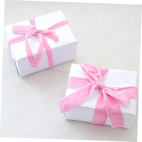 Miniatura 7 de COHEALI 2 Pcs Christmas Listones para Manualidades Pink Decor Christmas Bows Ribbons Xmas Satin Ribbon Holiday Wrapping Ribbon Package Ribbon