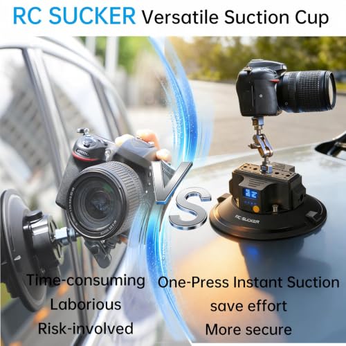 RCSUCKER 4.5" Electric Suction Cup Camera Mount, Heavy‑Duty Metal Car Mount - image 7