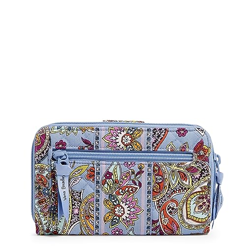 Image of Cotton Turnlock Wallet With Rfid Protection