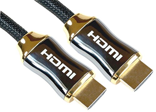 Pro Signal 5m High Speed HDMI Cable - 4K UHD @60Hz, Braided with Ethernet & ARC, Gold Plated Connectors - Black - NL2HDMI-05