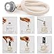 Docht Katalytische Lampe Bogoro 2 Stück Duftlampe Docht Brenner Kontrolle Katalytischer Brenner Lampe Docht Für Katalytische Brenner, Diffusoren, Aromatherapie
