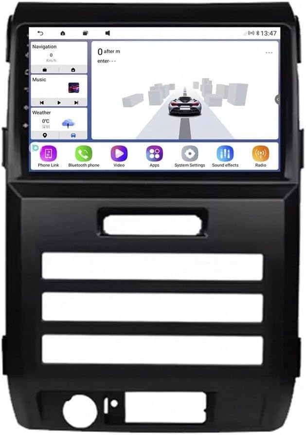 Autoradio Android pour Ford F150 Raptor 2008-2014 avec écran tactile 15 pouces et CarPlay