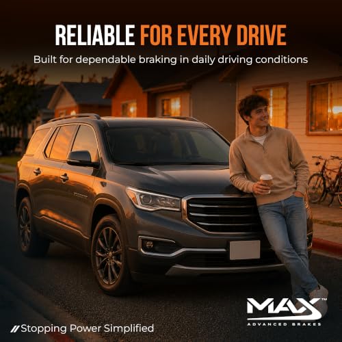 Image of Max Advanced Brakes Front & Rear Brake Kit For Chevrolet Traverse