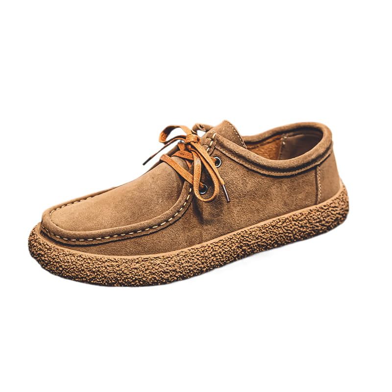Men's Casual Sneakers - Solid Color, Thick Sole with Arch Support