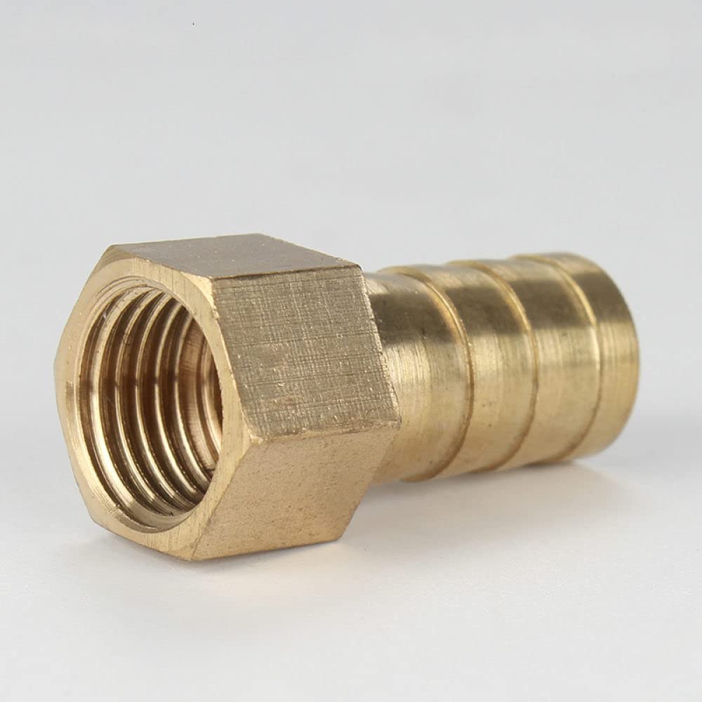 OTANA Pagoda Connettore Barb Connettore Filettatura Femmina 1/8 1/4 3/8 1/2 Raccordi per Tubi in Ottone,12mm,3/8"