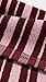 MARIMEKKO Women's Raide Bath Towel, Burgundy Stripe, One Size