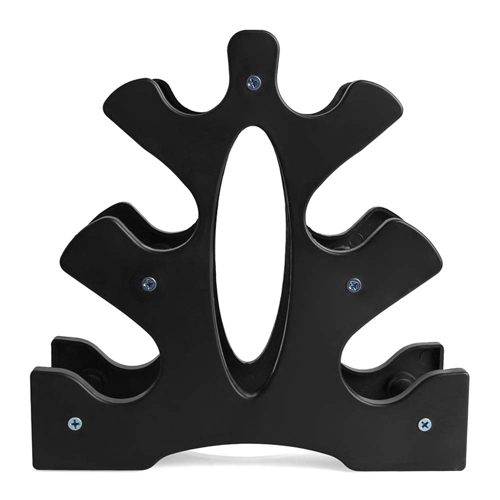 Topyond Dumbbell Rack Stand, 3-Tier Dumbbell Storage Rack PP Weight Rack