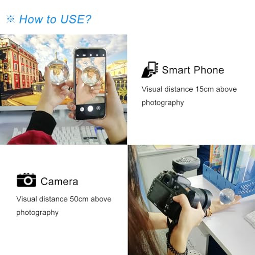 MerryNine K9 Crystal Ball with Stand for Photography