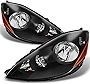 AKKON - For Toyota Sienna Halogen Type Black Headlights Driver Left + Passenger Right Side Replacement Pair Set