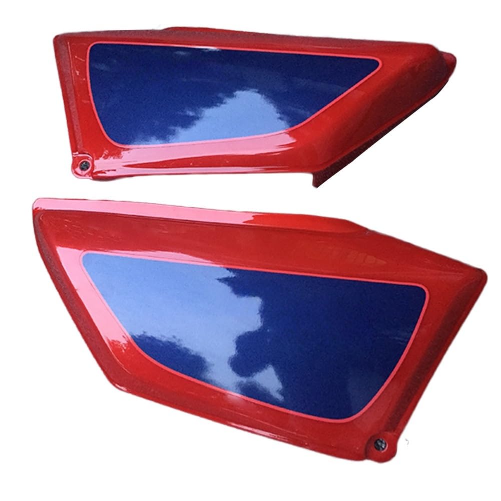 Pasuje Do CM125 125cc Prawego I Lewego Motocykla, Części Ciała Bocznych Osłon Akumulatora osłony akumulatora Motocyklowe osłony akumulatora(Black and Red)