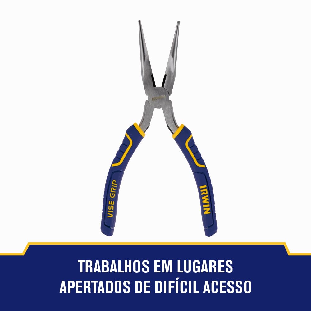 IRWIN Vise-Grip Pliers - 8" Long Nose with Wire Cutter -3 IRWIN Vise-Grip Pliers - 8" Long Nose with Wire Cutter -3