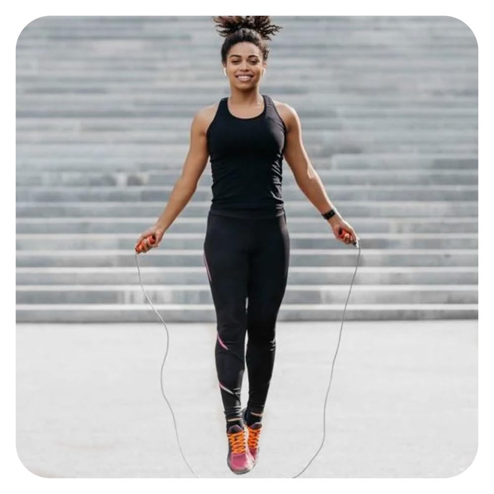 Blor Heavy Speed Jump Rope In Poliuretano PVC Maniglie Ergonomiche Antiscivolo Ideali Per Perdita Peso Boxe Crosstraining Doppio Cuscinetto Kit Regolazione