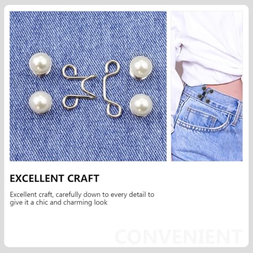 Botones extraíbles para jeans extensores de cintura ajustables para pantalones vaqueros 7