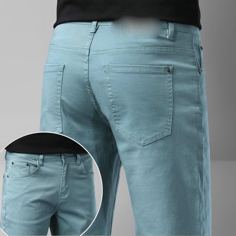 Pantacourt en denim mi-long résolvant l'inconfort des tailles rigides - 5