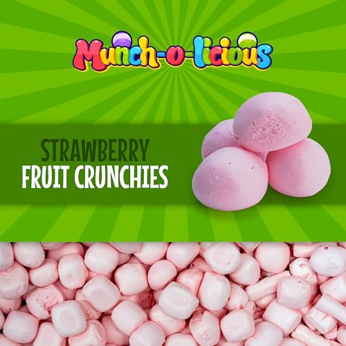 Munch-o-licious Gefriergetrocknete Süßigkeiten - Juicy & Crunch Punch - Gefriergetrocknete & Gummibärchen - Fruchtig & Knusprig - Freeze Dried Candy Halal for Ultimate Taste Adventure 150g