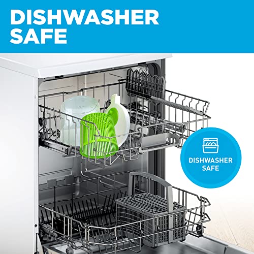 Single Serve Small Salad Spinner - Mini Prep Lettuce Spinner And Dryer With Measuring Cup - Collander With Fruit And Vegetable Washing Basket Bowl - Great Fruit And Vegetable Washer By Cooler Kitchen #TOP6