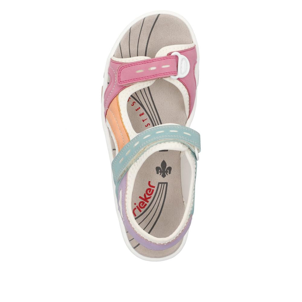 Rieker Mujer Sandalias 68866, señora Sandalias
