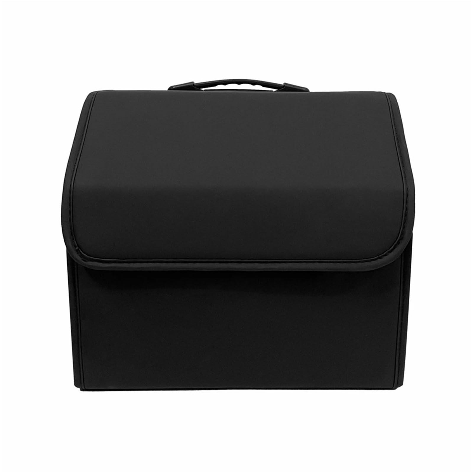 FJIXUO Storage Box PU Leather Multipurpose Collapsible Car Trunk Organizer Stowing Tidying Accessories For Storing,Organizing Items(M)