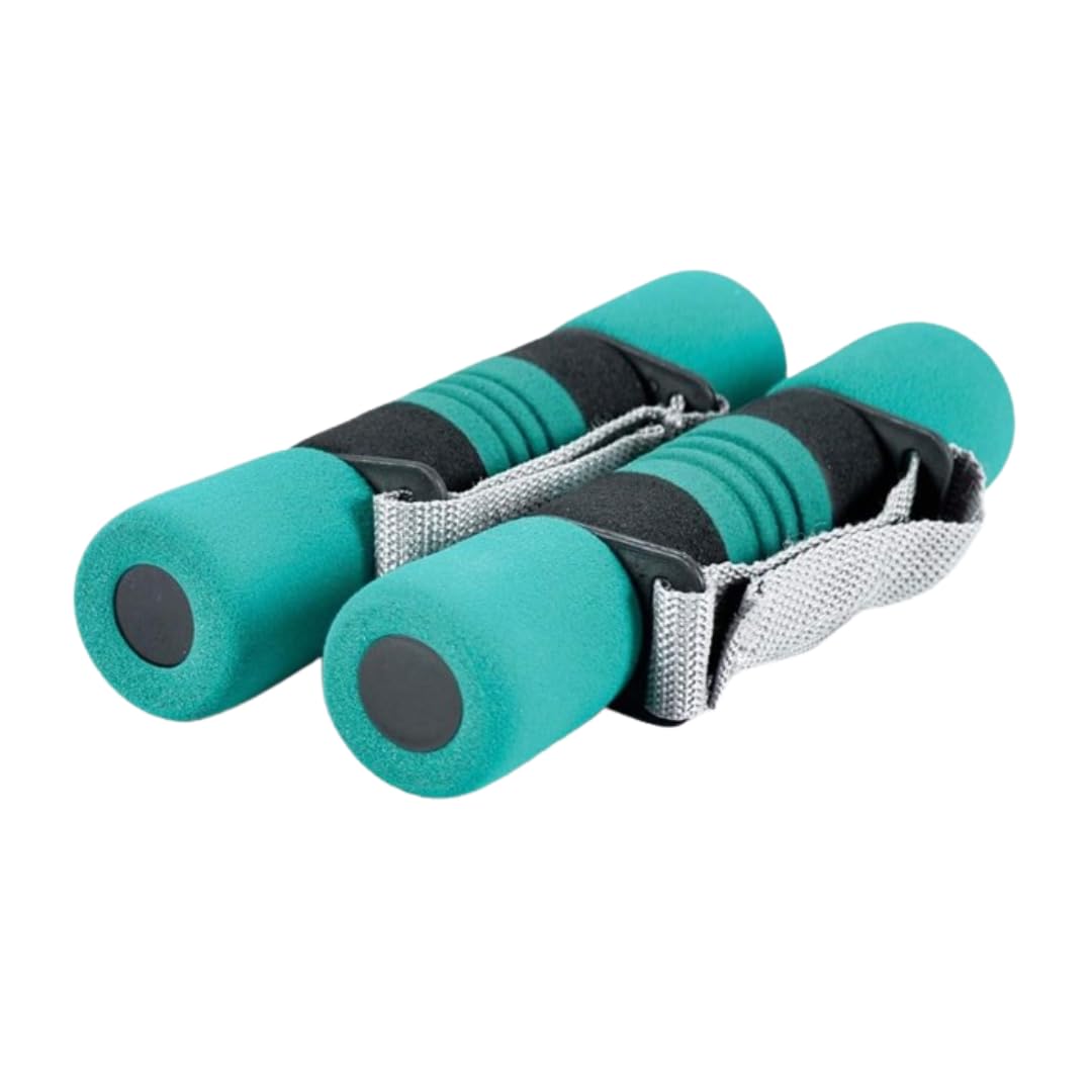Physio Store Soft Foam Dumbbells with Comfy Hand Straps for better grip and comfort- Best suited for Aerobics- Running-Walking- Exercise-Physiotherapy: Comes in pair (2lbs * 2) (B0CTH26X7K) Amazon Price History, Amazon Price Tracker