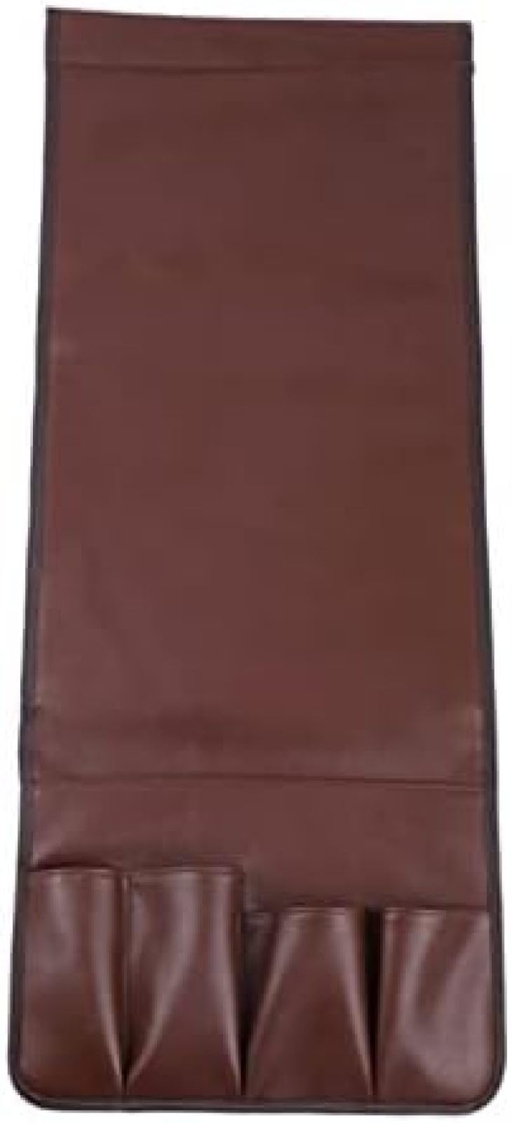 Organizador De Reposabrazos De Sofá De Cuero Antideslizante, Soporte Remoto Para Sofá, Sillón Reclinable, Mesita De Noche Con 5 Bolsillos Para Revistas, Control Remoto De TV, Teléfono,Marrón,Const