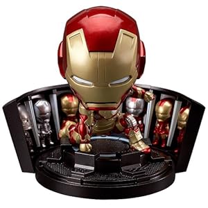 アイアンマン3 ねんどろいど アイアンマン マーク42 ヒーローズ・エディション+ホール・オブ・アーマーセット (ノンスケール ABS&PVC塗装済み可動フィギュア)