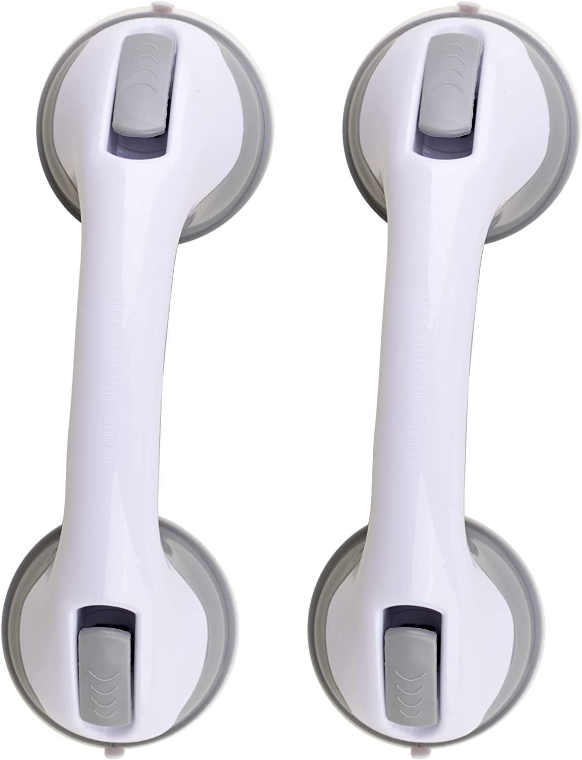 CHARITRA ENTERPRISE® Safe Shower Handle, 12" Suction Grab Bar with Dual Locking, Anti-Slip Suction Bath Tub Helping Handle Safety Balance Grab Bar for Elderly Seniors Handicap Disabled Grey (2 Packs) (B0BT7VWYGW) Amazon Price History, Amazon Price Tracker