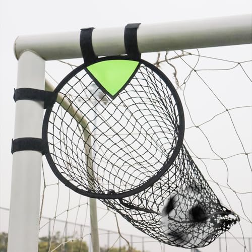 BOHEN Soccer Targets Goal Set of 2pc - Pop-up Portable Top Bins Target - Shooting Accuracy Training...