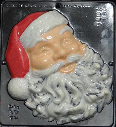 Santa Face 8' Chocolate Candy Mold Christmas 2078