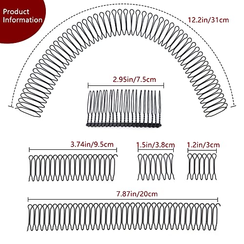 Tcotbe 5 Pcs U Shape Hair Styling Accessories - Wavy Combs thumb #1