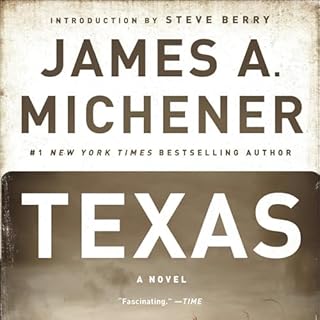 Texas Audiolibro Por James A. Michener arte de portada
