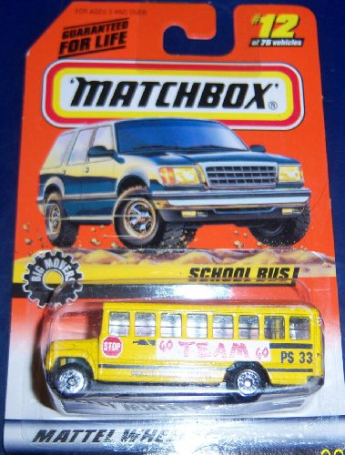 Matchbox #12 Autobús Escolar a Escala 1:95