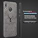 Huawei P20 Lite Waterproof Case Shockproof Snow-Proof Dirt-Proof Full Body Phone Protector Cover for Huawei P20 Lite with 3D Imprinted Deer Huawei P20 Lite Cellphone Case (Gray)
